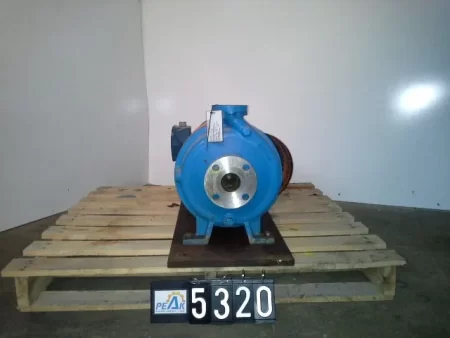 Goulds pump model 3196 LTX size 1×2-10 with base and motor