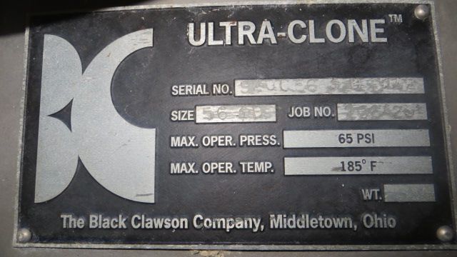 Black Clawson Low Density Cleaner model 56-3