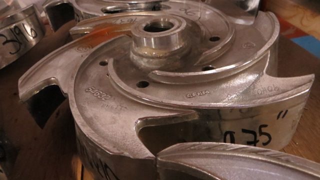 Goulds pump model 3196 Impeller , size 9.75\