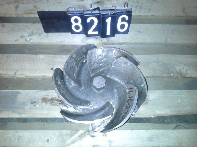Impeller size 11-1/8″  for Goulds Pump, 6 vane open, 5546, 316ss, 103612
