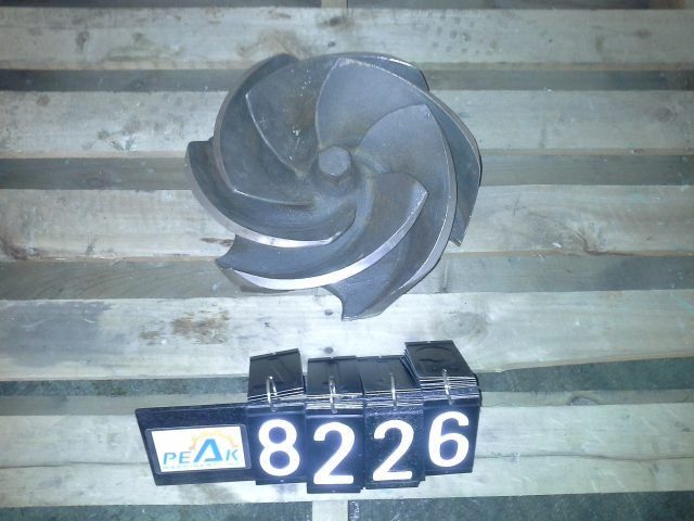 Impeller for Goulds pump, 6 vane open