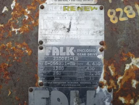 Falk model 2100Y1-LD Enclosed Gear Drive, Falk Renew