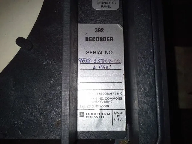 Eurotherm Chessell 392 Recorder, 3 pen