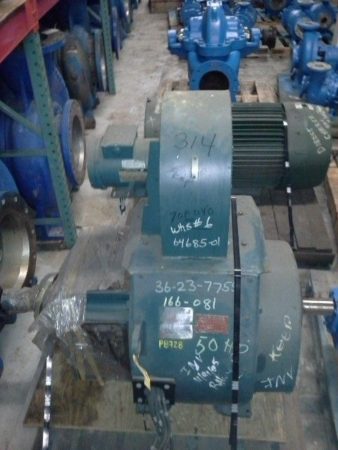 50 hp Reliance Super T DC Motor, 1750 rpm