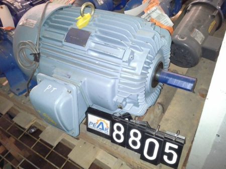 7.5 hp Teco Westinghouse AC motor, 865 rpm, New