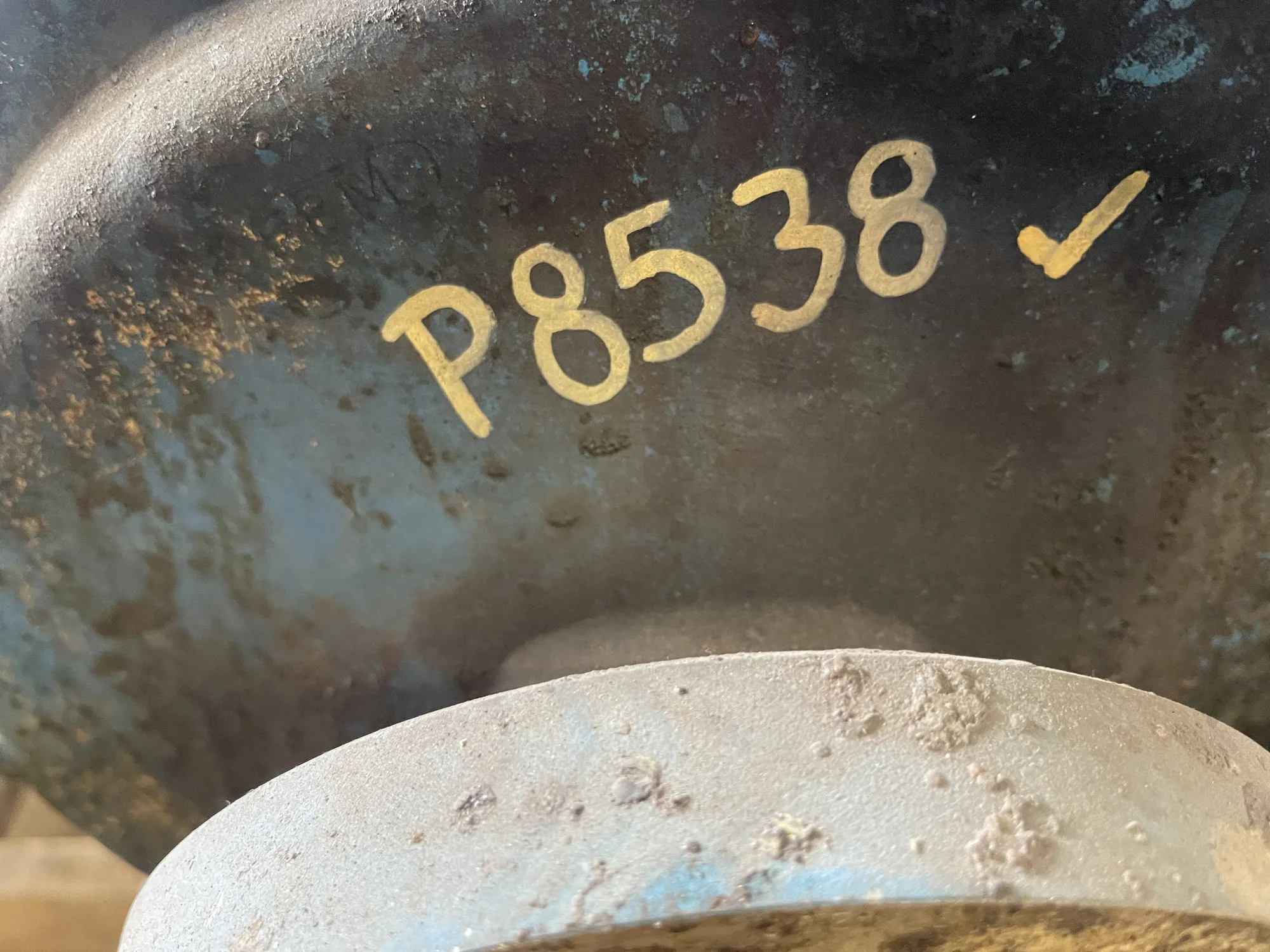 Goulds pump model 3196 MTX size 2×3-10 with base and 7.5 hp motor