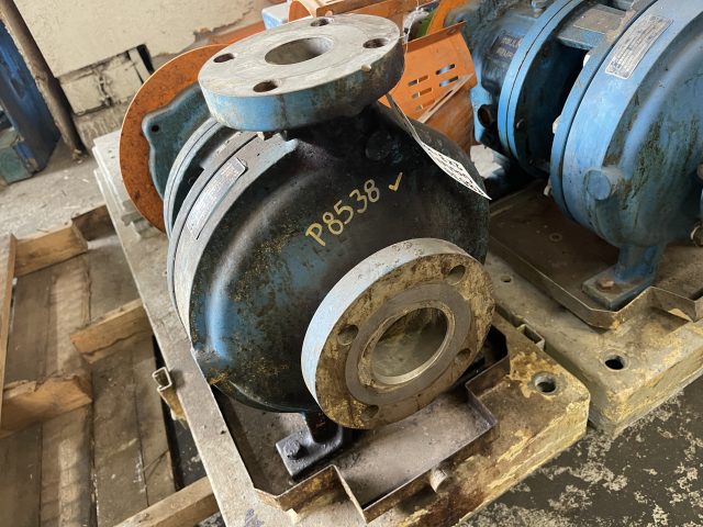 Goulds pump model 3196 MTX size 2x3-10 with base and 7.5 hp motor