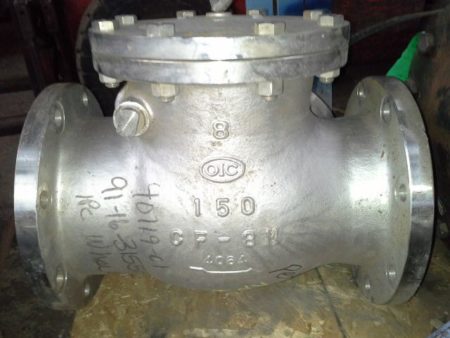 OIC 8″ Class 150 Check Valve, New