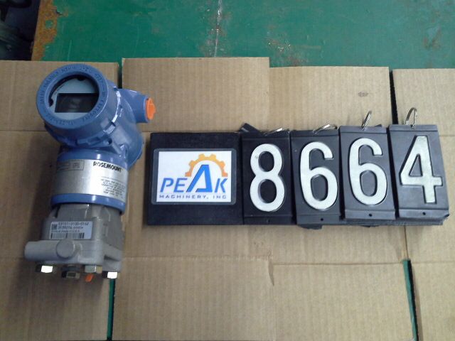 Rosemount Pressure Transmitter model 3051CG4A22A1AB4C6M5TR, Cal. 0 to 300 psi, New