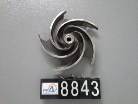 5 Vane Open Impeller, Cast No. A00887, Material CD4