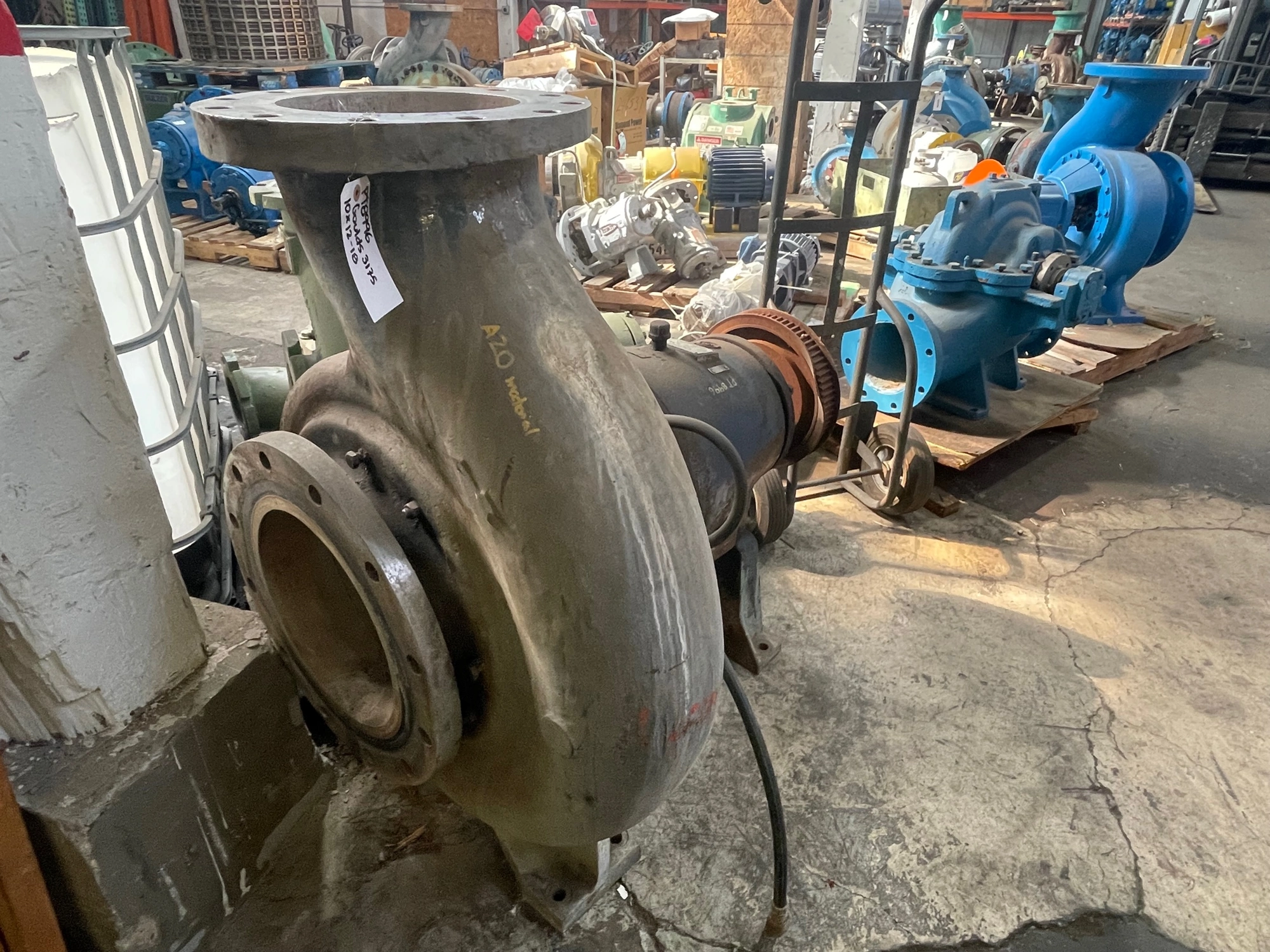 Goulds pump model 3175 size 10×12-18, material A20 CN7M