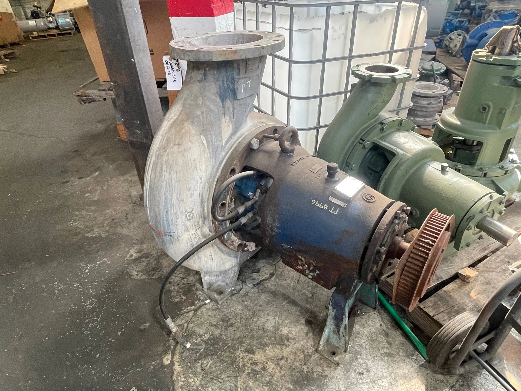 Goulds pump model 3175 size 10×12-18, material A20 CN7M