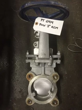 FNW 3″ Knife Gate Valve Hand Wheel Operated