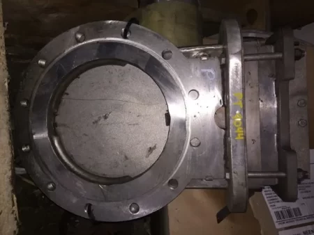 10″ Rovalve Knife Gate Valve Assembly, Titanium, NEW