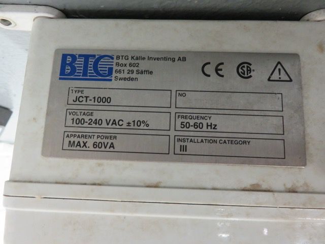BTG Model JCT-1100 Consistency Transmitter Display