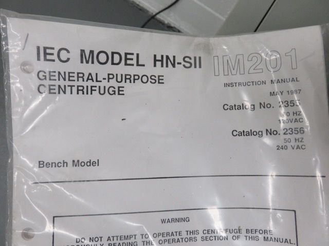 IEC / International Equipment Company model HN-SII Centrifuge