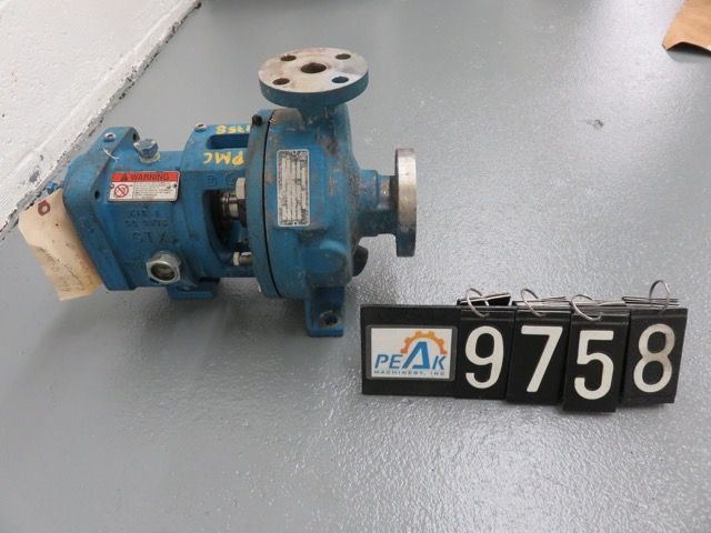 Goulds pump model 3196 STX size 1x1.5-6