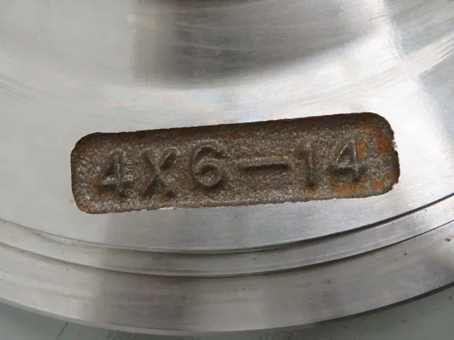 Wearplate / Suction Side Plate for Goulds 3175 pump, size 4×6-14, 316ss