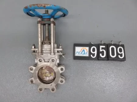 TL 4″-150 knife gate valve, hand wheel operated