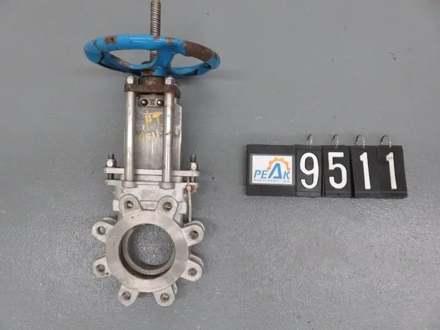 TL 4″-150 knife gate valve, hand wheel operated