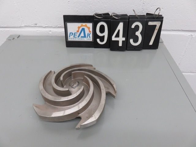 Impeller for Goulds pump 3196 size 1x1.5-8, Material 316ss, New