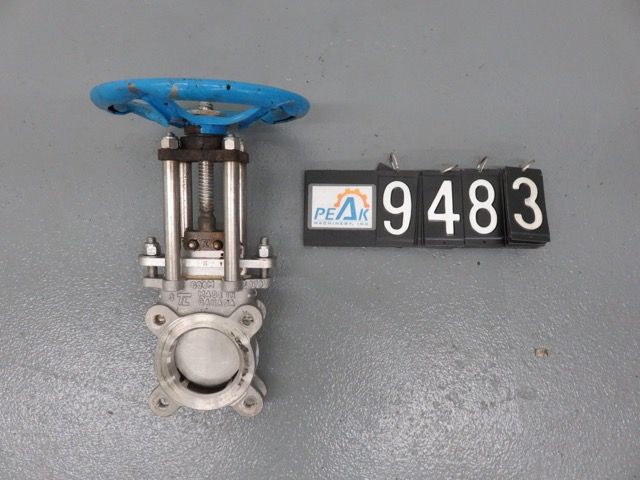 TL 3″-150 knife gate valve, hand wheel operated