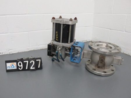 Neles  Jamesbury 6″-150 V-Ball Control Valve