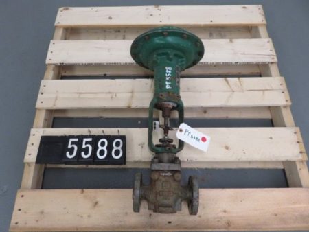 Fisher control valve type ES, size 1″-600, material WCB/316ss