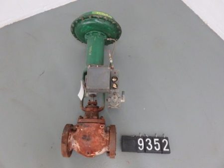 Fisher control valve type ED, size 3″-600, material wcb/316ss