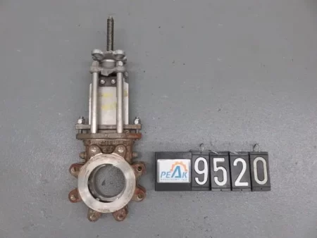 NPV 4″-150 knife gate valve, hand wheel operated