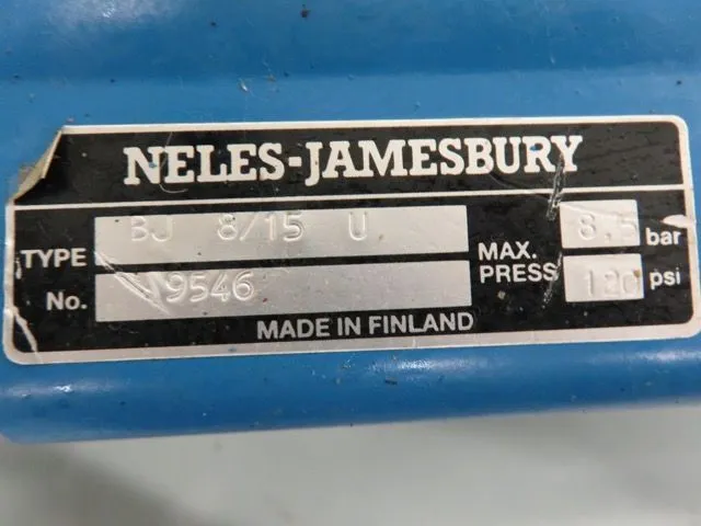 Jamesbury BJ 8/15 U Actuator, New