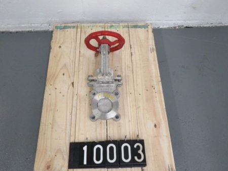 SMC Korea 3″-150 knife gate valve, hand wheel operated