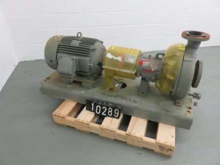 Durco pump model MK3 STD size 2K4x3-13HH/120RV with base and 575v Motor, material DCI