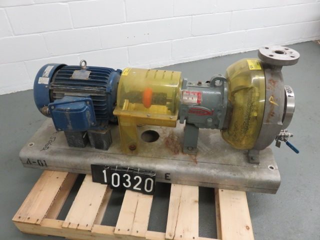 Durco Low Flow pump model Mark III A  size 2K3x1.5-LF13/10.1with base and 575v motor , material CD4M