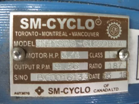 Sumitomo Cyclo Drive model CNHMS08-6125DBY