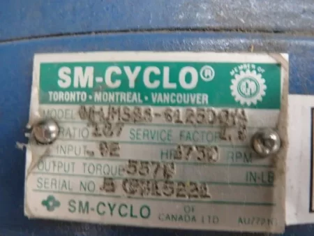 Sumitomo Cyclo Drive model CNHMS08-6125DBY
