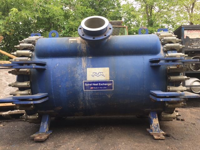 Alfa Laval Spiral Heat Exchanger type 1H-L-1W , 515 square feet surface area