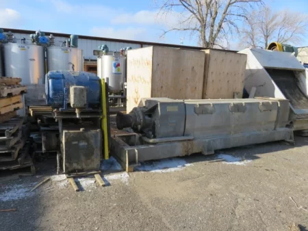 Thune-Eureka Dewatering Screw Press model SP-32L 316 Stainless