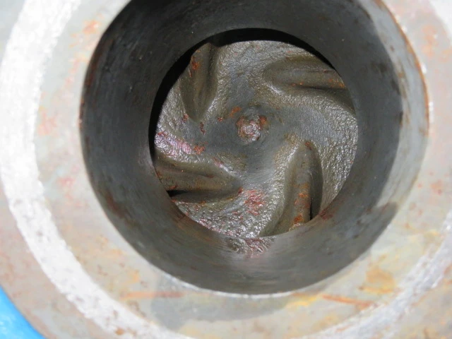 Goulds pump model 5500 Severe Duty Slurry pump size 3×4-17 material HC600 , Unused Spare Room