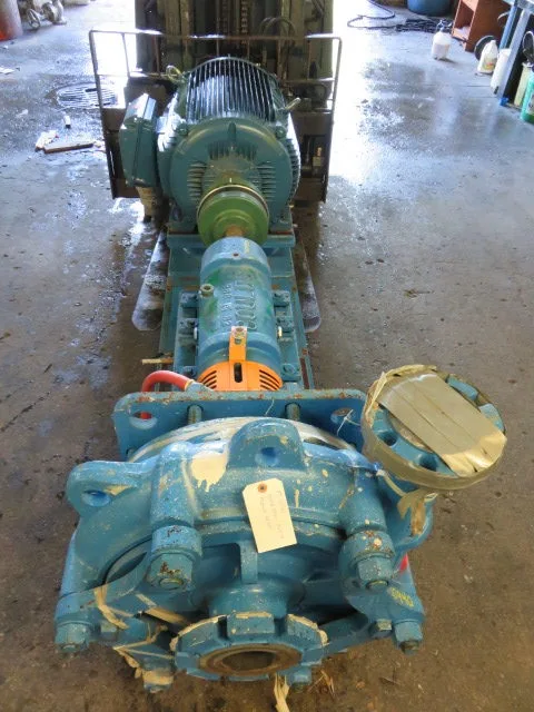 Goulds pump model 5500 Severe Duty Slurry pump size 3×4-17 material HC600 , Unused Spare Room
