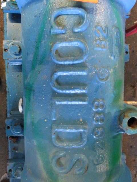 Goulds pump model 5500 Severe Duty Slurry pump size 3×4-17 material HC600 , Unused Spare Room