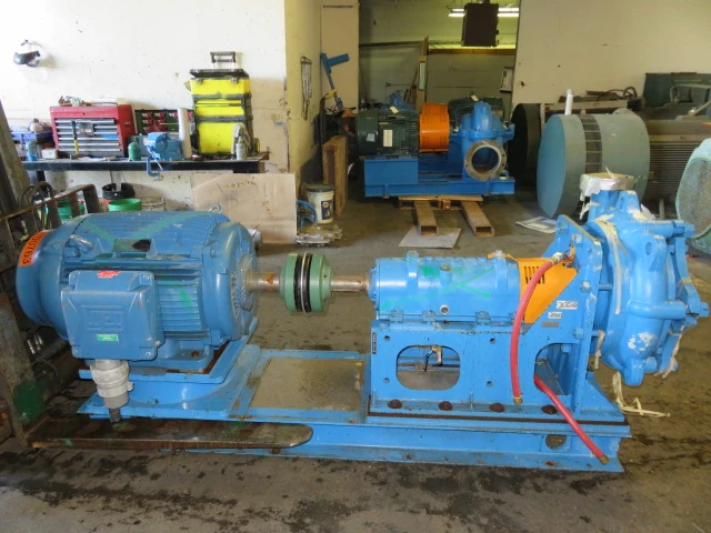 Goulds pump model 5500 Severe Duty Slurry pump size 3×4-17 material HC600 , Unused Spare Room