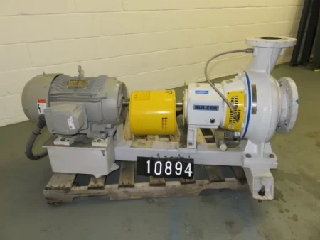 Ahlstrom / Sulzer pump model APT31-4C with base and motor / Unused Spare Room
