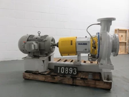 Ahlstrom / Sulzer pump model APT31-4C with base and motor / Unused Spare Room
