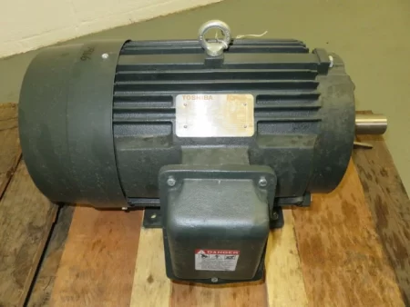 20 hp Toshiba 1770rpm 460v frame 256T , Unused Spare Store Room