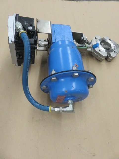 Jamesbury 2″-150 Butterfly Valve with Actuator and Positioner , Unused Spare Room