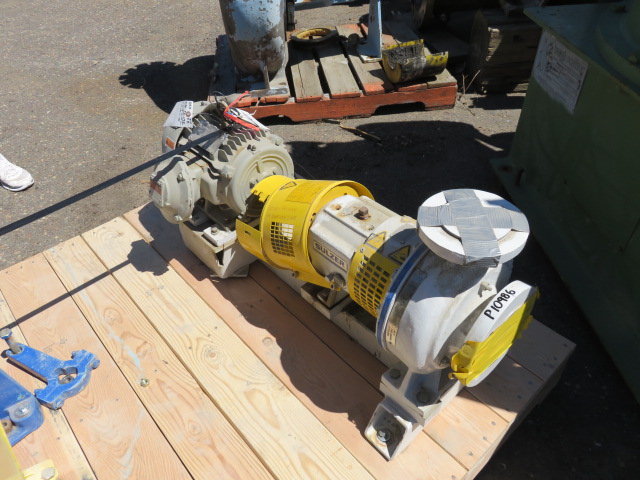 Ahlstrom / Sulzer pump model APT11-2 with base and motor / Unused Spare Room