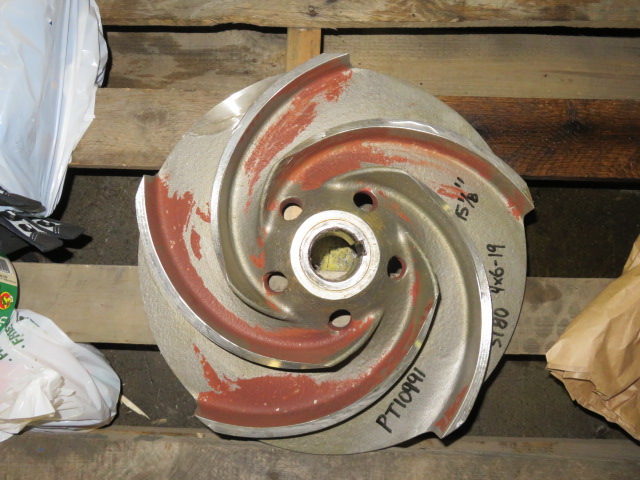 Impeller for Goulds pump 3180M 4x6-19, 316ss, 5 vane open Diameter 15 1/8