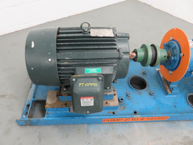 Goulds pump model 3196 MTi size 2×3-13 material DI/316 with base and motor , Unused Spare Room