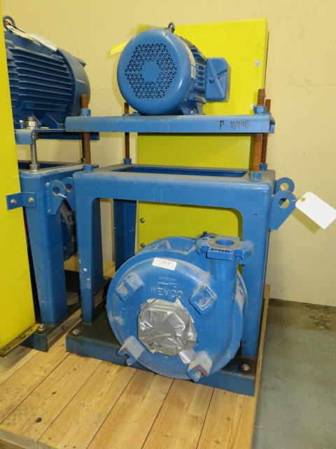 Wemco Slurry Pump model CE size 2×11 with base and motor , Unused Spare Store Room